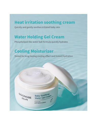 Crema Gel de Agua Calmante para Bebés KOLMAR 100 ml - Hidratante