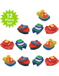 Rociadores de Baño Barco que Cambia de Color - 12 Unidades 2