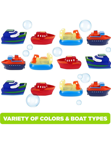 Rociadores de Baño Barco que Cambia de Color - 12 Unidades