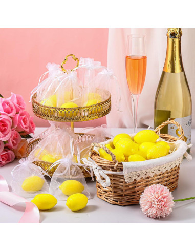 30 Jabones de Limón Dansib para Baby Shower y Regalos