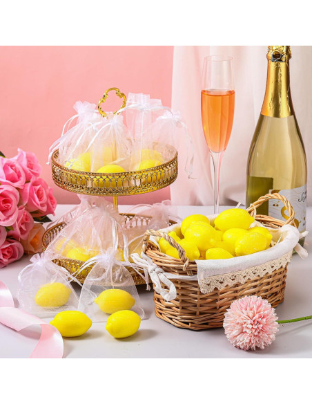 30 Jabones de Limón Dansib para Baby Shower y Regalos