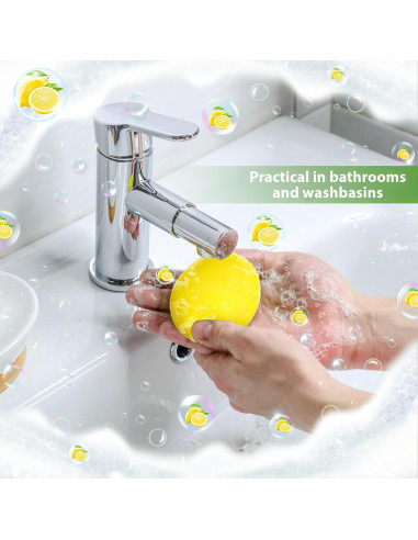 30 Jabones de Limón Dansib para Baby Shower y Regalos