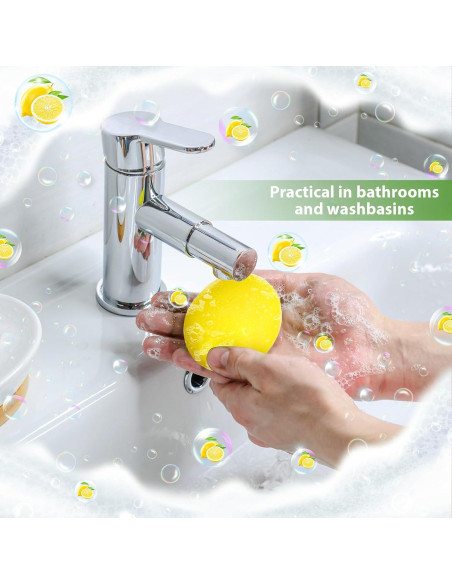 30 Jabones de Limón Dansib para Baby Shower y Regalos