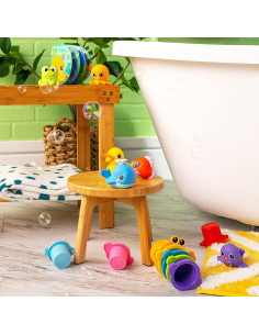 Set de Baño Bright Starts Splash, Splash Baby 15 Piezas 2