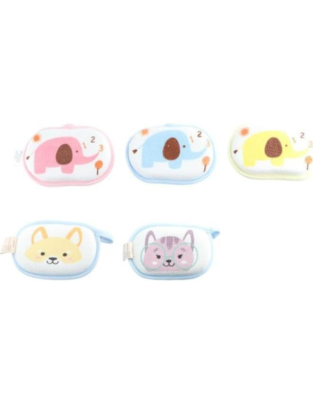 Esponja de Baño para Bebé Pokinge 6 Piezas Suave y Colorida