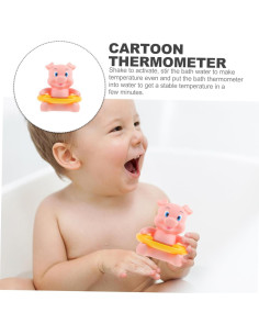 Termómetro de Baño Kisangel Rosa Flotante para Piscina y Spa 2