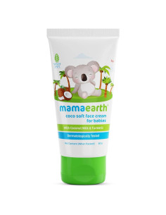 Crema Suave de Coco Mamaearth 60g | Hipoalergénica para Bebés