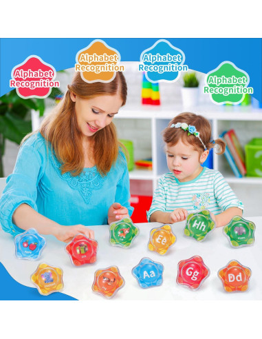 Juguetes de Baño del Alfabeto Veais 26 Piezas Educativos