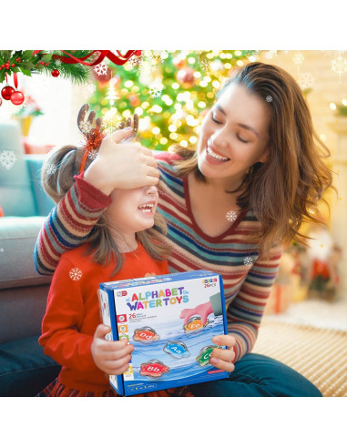 Juguetes de Baño del Alfabeto Veais 26 Piezas Educativos