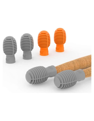 Silenciador de Batería AUPHY 4PCS para Práctica Silenciosa