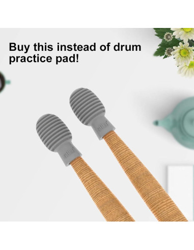 Silenciador de Batería AUPHY 4PCS para Práctica Silenciosa