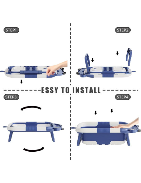 Bañera Plegable para Bebés BBtinker con Monitor de Temperatura Bañera Plegable para Bebés BBtinker con Monitor de Temperatura