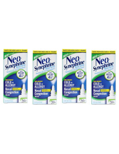 Spray Nasal Neo-Synephrine Suave 4x14.79ml Alivio Congestión