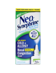 Spray Nasal Neo-Synephrine Suave 4x14.79ml Alivio Congestión 2