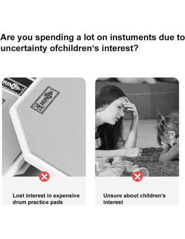 Silenciador de Batería AUPHY 4PCS para Práctica Silenciosa