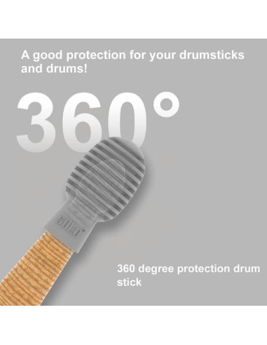 Silenciador de Batería AUPHY 4PCS para Práctica Silenciosa