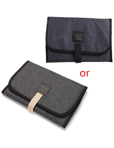 Alfombrilla de Cambio de Pañales Plegable Impermeable 58.5x30.5cm