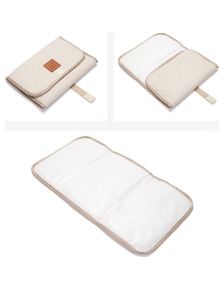 Alfombrilla de Cambio de Pañales Plegable Impermeable 58.5x30.5cm