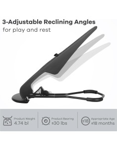 Balancín para Bebés HKAI Gris Oscuro 100% Algodón Plegable 2