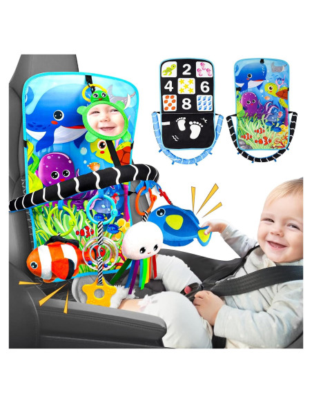 Juguetes para Silla de Auto Bebé Innofans Animales Marinos