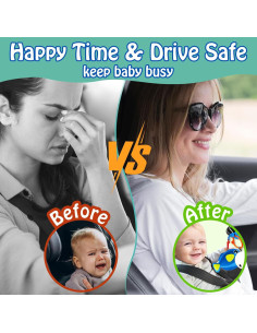 Juguetes para Silla de Auto Bebé Innofans Animales Marinos 2