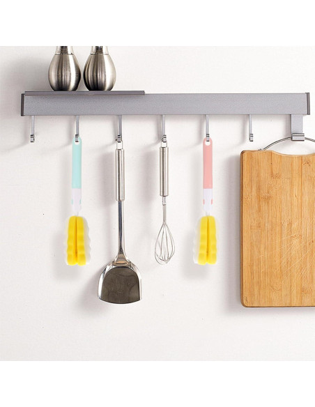 4 Cepillos Limpiadores de Botellas Maahongh con 2 Cabezas