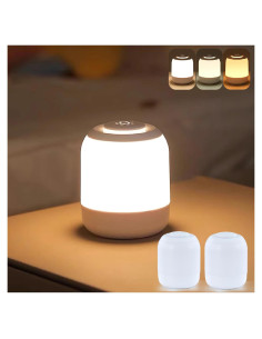 Luz Nocturna Táctil Deogos 2 Pack Regulable USB 12cm