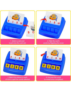 Juego de Letras Coincidentes Phoenixlau - Educativo 3 a 8 Años 2