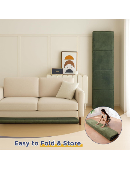 Alfombra de Juego MAXYOYO 200x200cm Verde Antideslizante