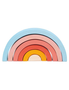 Túnel del Atardecer Mentari - Juguete de Madera 6 Piezas 22x11cm