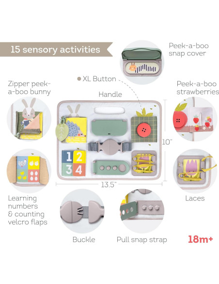 Tablero Ocupado Taf Toys para Niños 18 Meses - Juguete Educativo Tablero Ocupado Taf Toys para Niños 18 Meses - Juguete Educativo