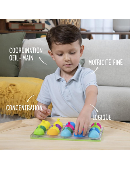Tablero de Actividad Lalaboom BL710 - Juguete Educativo 16 Piezas