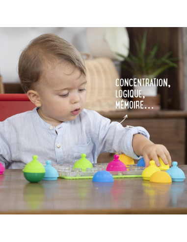 Tablero de Actividad Lalaboom BL710 - Juguete Educativo 16 Piezas