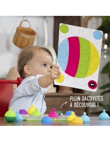 Tablero de Actividad Lalaboom BL710 - Juguete Educativo 16 Piezas