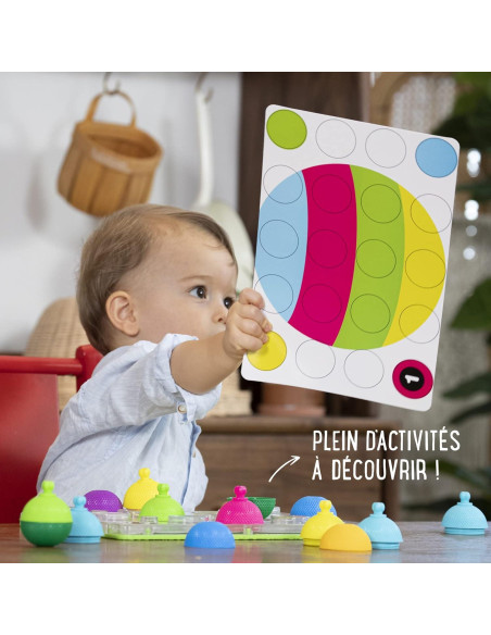 Tablero de Actividad Lalaboom BL710 - Juguete Educativo 16 Piezas