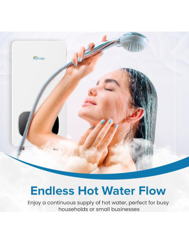 Calentador de Agua Eléctrico Sin Tanque Senville 13KW 240V