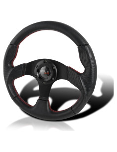 Volante de Carreras Spec-D Tuning 320mm Cuero Negro JDM