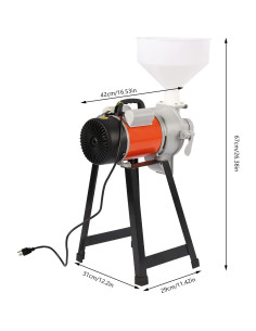 Molino de Granos Eléctrico CUBELLIN 2200W 45kg/h Molienda Húmeda 2