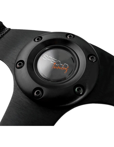 Volante de Carreras Spec-D Tuning 320mm Cuero Negro JDM