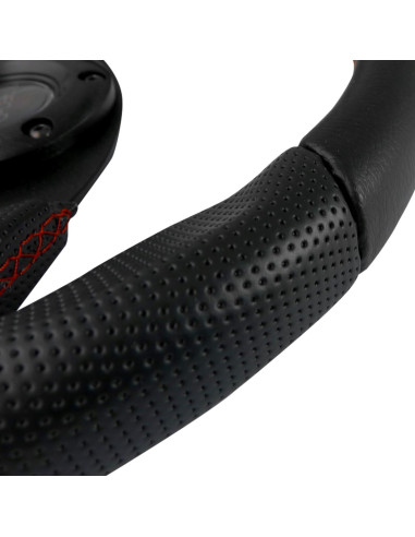 Volante de Carreras Spec-D Tuning 320mm Cuero Negro JDM