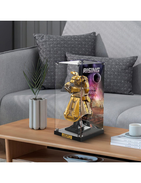 Caja de Exhibición Acrílica NAOCARD para Lego 76191 Guante