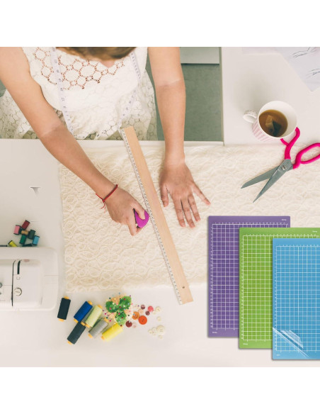 3 Alfombrillas de Corte PEUTIER para Cricut Joy Xtra - Grip Ligero, Estándar y Fuerte