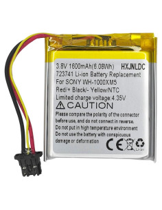 Batería de litio 3.8V 1600mAh para auriculares Sony WH-1000XM5
