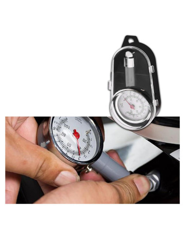 Manómetro de presión de neumáticos CHRYMUM 0-6.89 bar portátil