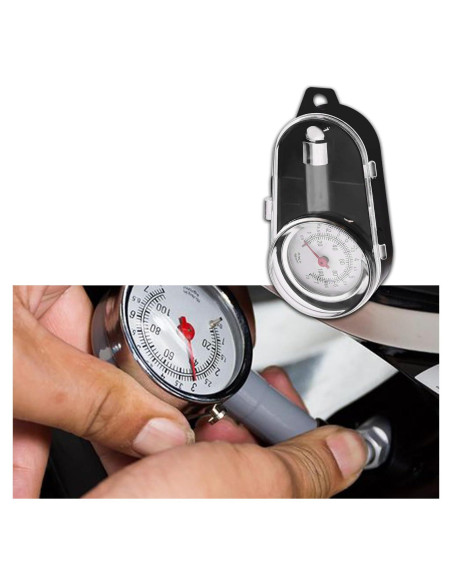 Manómetro de presión de neumáticos CHRYMUM 0-6.89 bar portátil
