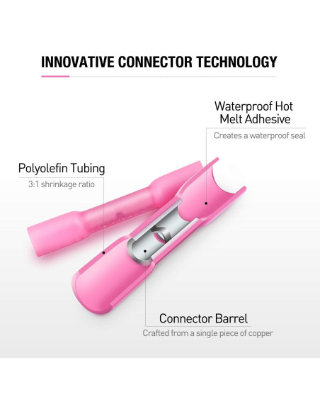 Kit 540 Conectores de Cable Termoretráctiles Nilight