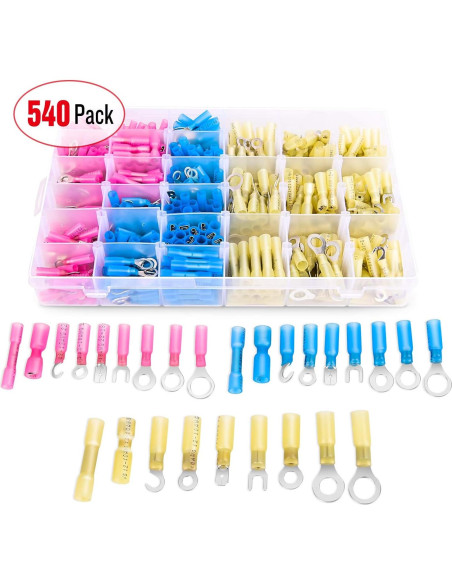Kit 540 Conectores de Cable Termoretráctiles Nilight