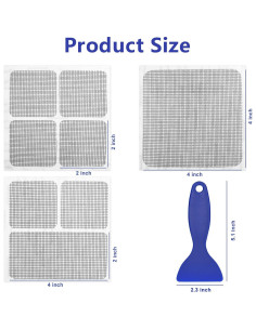 Kit de Reparación de Pantallas BAYTORY 10x10 cm Gris 30 Piezas 2