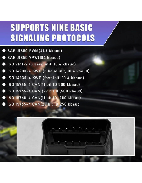 Escáner OBD2 Bluetooth Dickno, Lector de Códigos para Coche