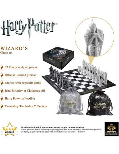Ajedrez Harry Potter The Noble Collection 32 Piezas 46,99 cm